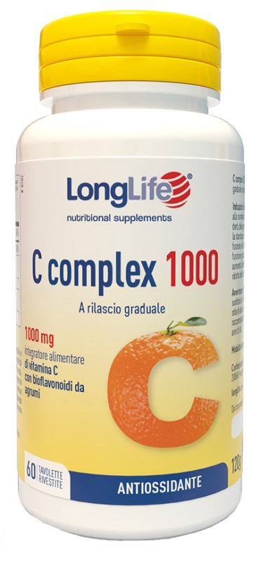 LONGLIFE C COMPLEX 1000 T/R 60 TAVOLETTE RIVESTITE - Farmacia Mortise