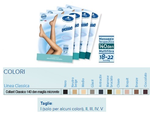 SAUBER COLLANT 140 DENARI MAGLIA MICRORETE NERO 3 LINEA CLASSICA - Farmacia Mortise