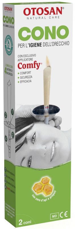 OTOSAN CONO PER L'IGIENE DELLE ORECCHIE OTOSAN+PROPOLI 2 PEZZI - Farmacia Mortise