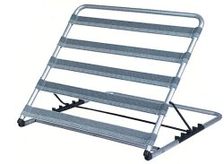 ALZACUSCINO COSTRUITO INTERAMENTE IN TUBO DI LEGA LEGGERA, PREANODIZZATA. REGISTRAZIONE A 5 POSIZIONI. - Farmacia Mortise