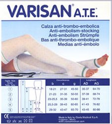 VARISAN ATE 18MMHG CALZA COSCIA AG PA BIANCO 3 - Farmacia Mortise