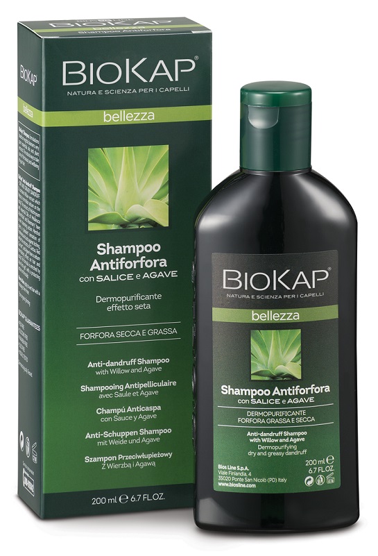 BIOKAP BELLEZZA SHAMPOO ANTIFORFORA 200 ML BIOSLINE - Farmacia Mortise