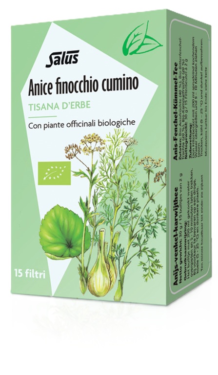 ANICE FINOCCHIO CUMINO TISANA 15 FILTRI BIO - Farmacia Mortise
