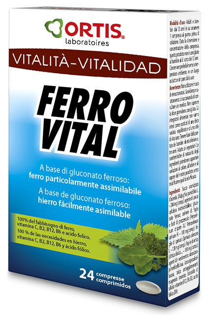 FERRO VITAL PLUS 24 COMPRESSE - Farmacia Mortise