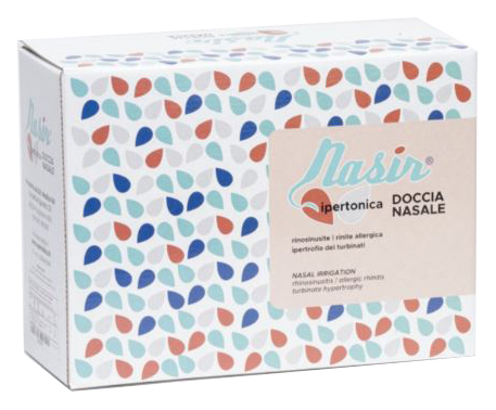 SOLUZIONE FISIOLOGICA IPERTONICA STERILE NASIR 8 SACCHE VERSIONE DA 250ML - Farmacia Mortise