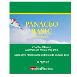 PANACEO BASIC 80CPS ZEOLITE ATTIVATA ARRICCHITA CON DOLOMITE(CALCIO E MAGNESIO) 40 G - Farmacia Mortise