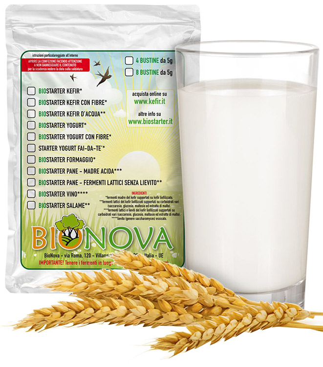 BIOSTARTER PER KEFIR 4 X 5 G - Farmacia Mortise