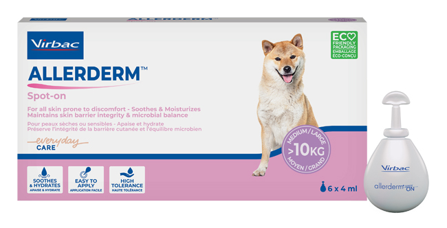 ALLERDERM SPOT ON CANI SUPERIORI A 10 KG 6 PIPETTE 4 ML - Farmacia Mortise