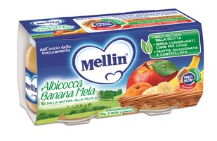 MELLIN OMOGENEIZZATO ALBICOCCA BANANA MELA 100 G 2 PEZZI - Farmacia Mortise