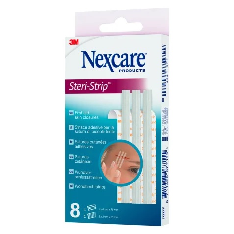 CEROTTO PER SUTURA NEXCARE STERISTRIP 6X75 MM + 3X75 MM - Farmacia Mortise