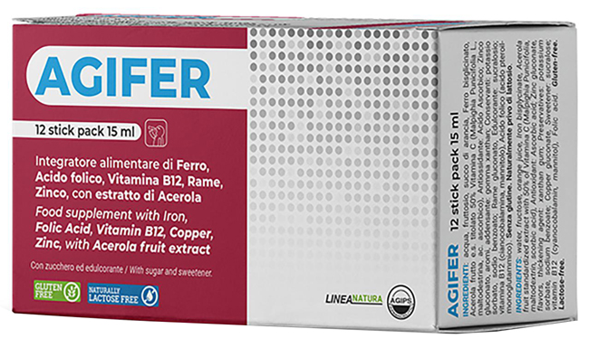 AGIFER 15 STICK 15 ML - Farmacia Mortise
