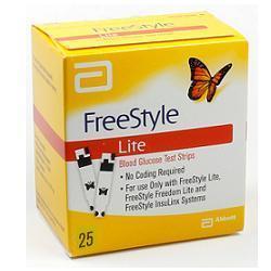 STRISCE MISURAZIONE GLICEMIA FREESTYLE LITE 25 PEZZI - Farmacia Mortise