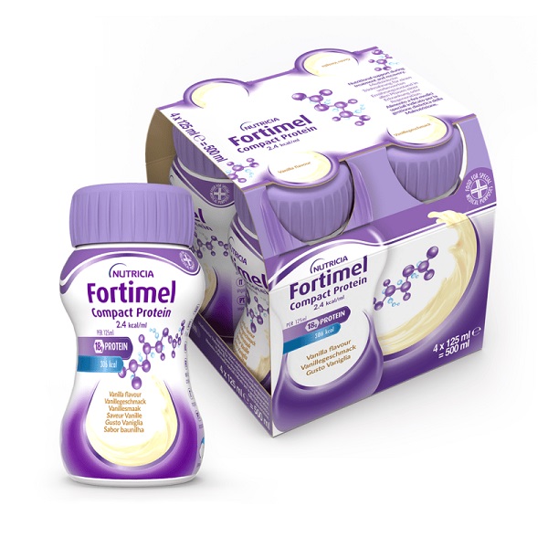 FORTIMEL COMPACT PROTEIN VANIGLIA 4 BOTTIGLIE DA 125 ML - Farmacia Mortise