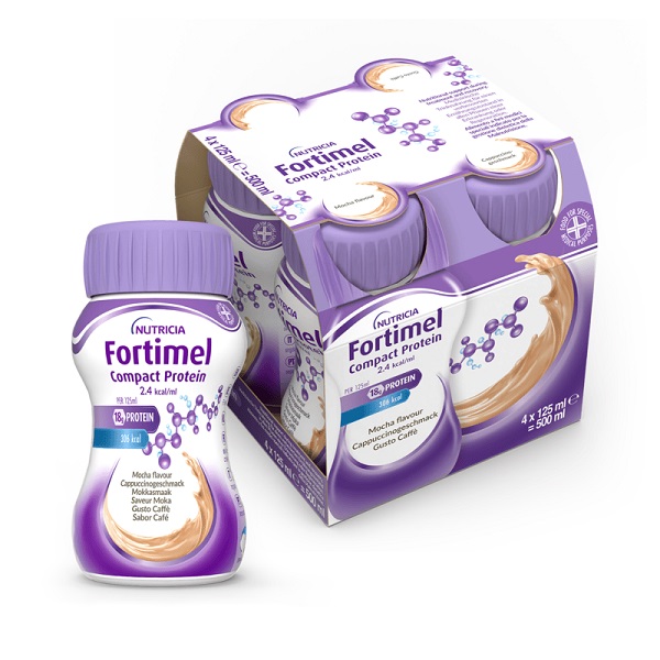 FORTIMEL COMPACT PROTEIN CAFFE' 4 BOTTIGLIE DA 125 ML - Farmacia Mortise