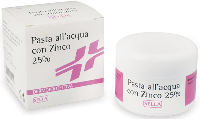 PASTA ACQUA CON ZINCO 25% 100 G - Farmacia Mortise