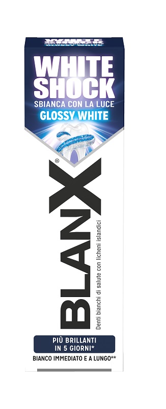 BLANX WHITE SHOCK SBIANCANTE DENTI 75 ML - Farmacia Mortise