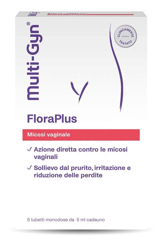 FLORAPLUS MULTI-GYN CANDIDOSI VAGINALE 5 TUBETTI X 5 ML - Farmacia Mortise