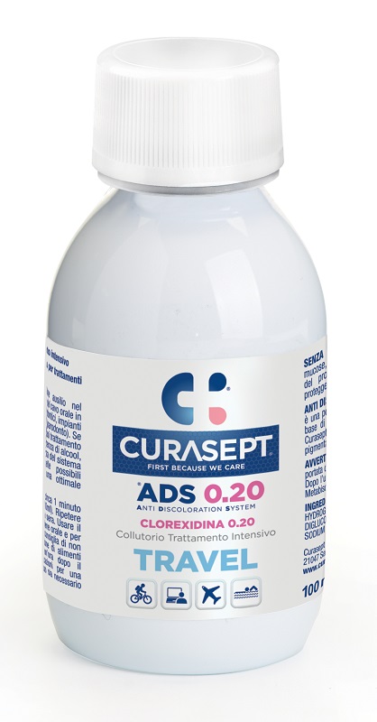 CURASEPT COLLUTORIO 0,20 ADS TRAVEL 100 ML - Farmacia Mortise