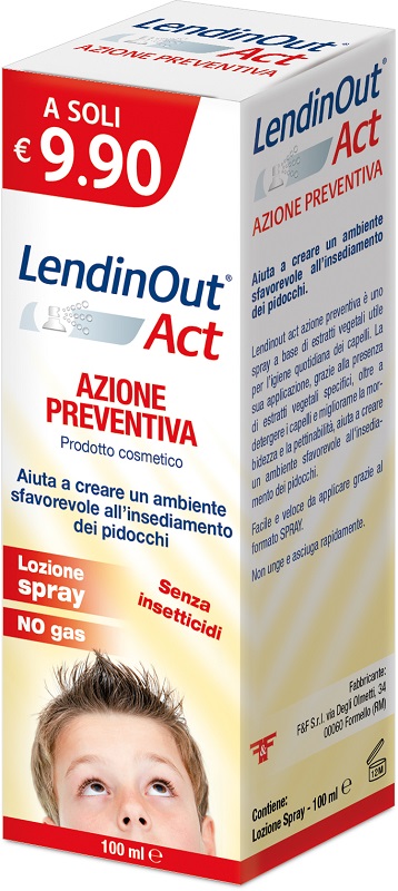 LENDINOUT ACT AZIONE PREVENTIVA SPRAY 100 ML - Farmacia Mortise