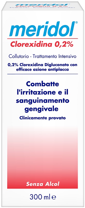MERIDOL CLOREXIDINA 0,2% COLLUTORIO 300 ML - Farmacia Mortise