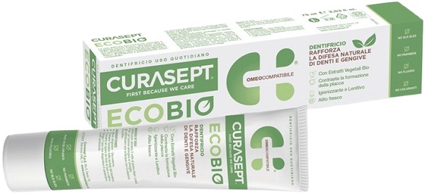 CURASEPT PHARMADENT ECOBIO DENTIFRICIO 75 ML - Farmacia Mortise