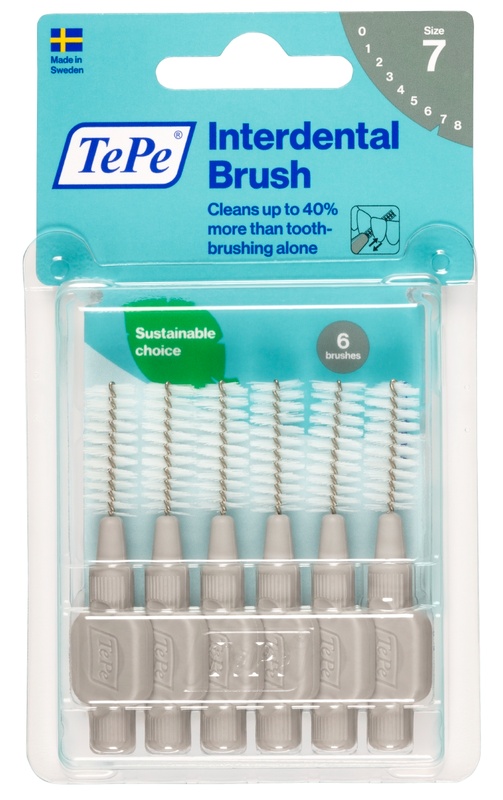 TEPE SCOVOLINO GRIGIO 1,3 MM 6 PEZZI - Farmacia Mortise