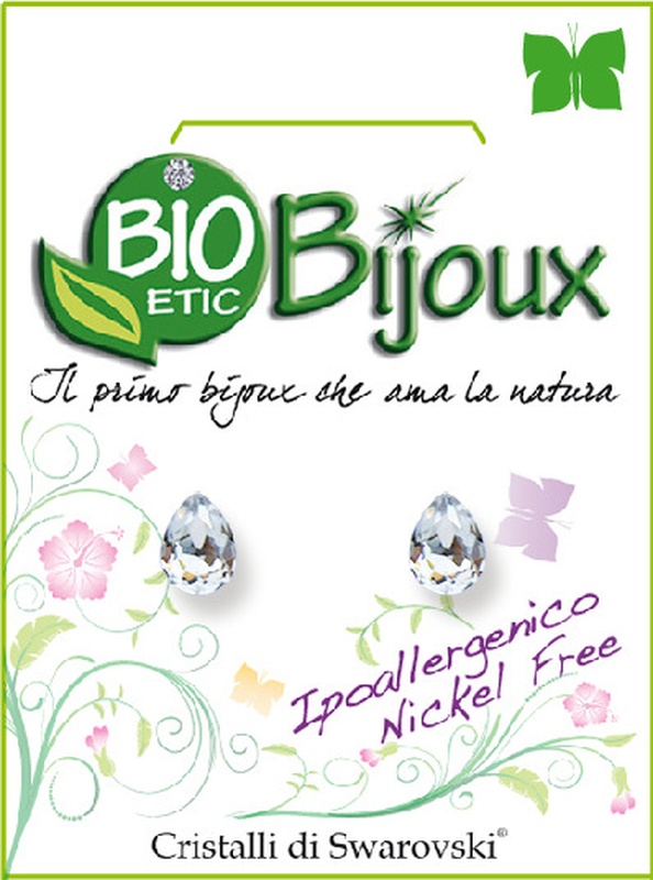 ORECCHINO GOCCIA 6MM CRYSTAL - Farmacia Mortise