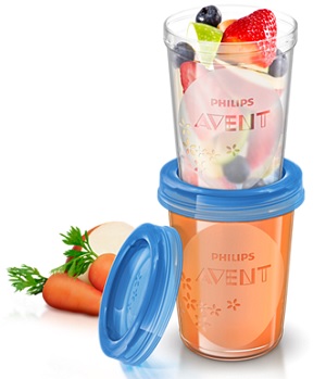 AVENT VASETTI VIA COPERCHIO 240 ML 5 PEZZI - Farmacia Mortise