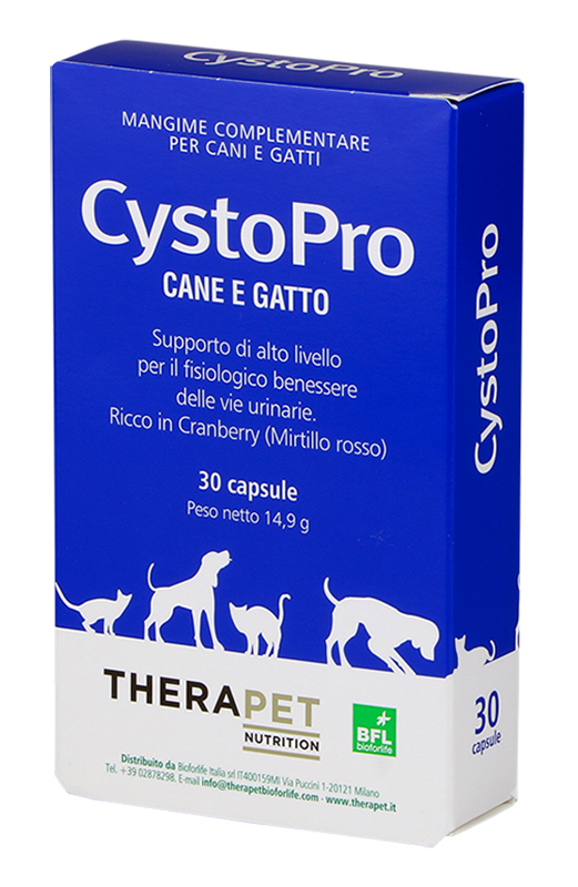 CYSTOPRO THERAPET 30 CAPSULE - Farmacia Mortise