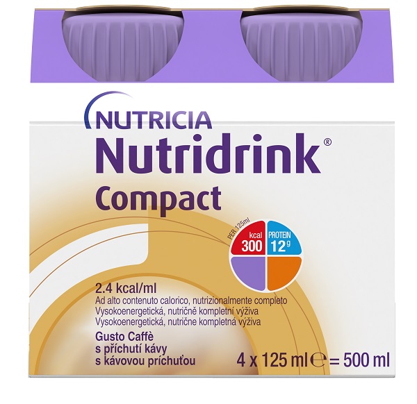 NUTRICIA NUTRIDRINK COMPACT GUSTO CAFFE' 4 BOTTIGLIE DA 125 ML - Farmacia Mortise