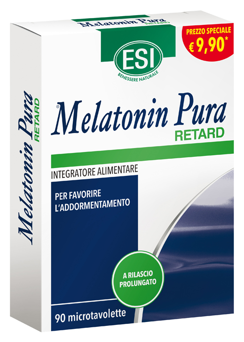 ESI MELATONIN PURA RETARD 90 MICROTAVOLETTE OFFERTA - Farmacia Mortise