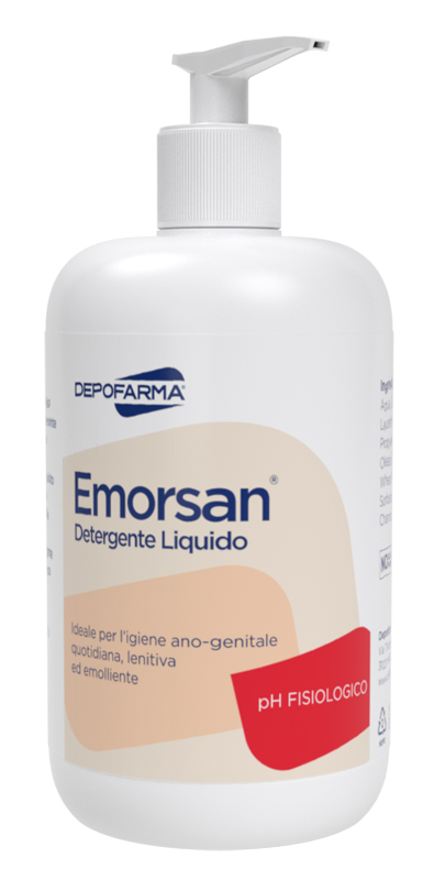 EMORSAN DETERGENTE LIQUIDO IGIENE ANO-GENITALE PH FISIOLOGICO 500 ML - Farmacia Mortise