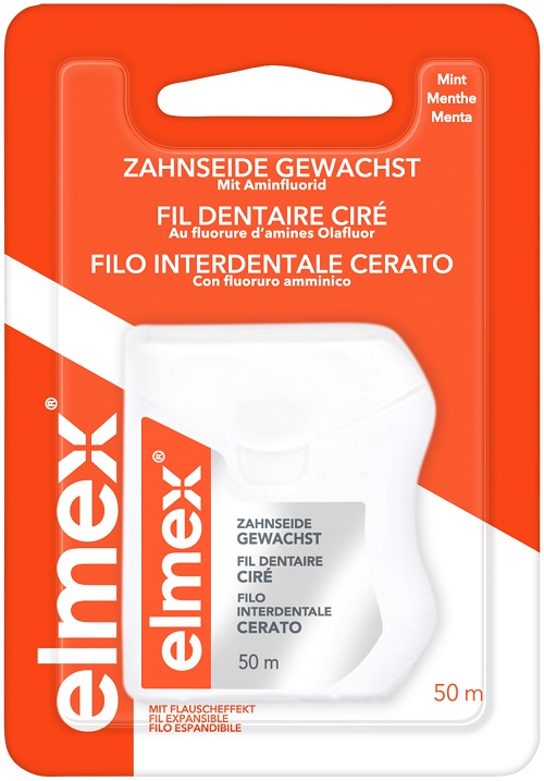 ELMEX FILO INTERDENTALE CERATO 50 METRI - Farmacia Mortise