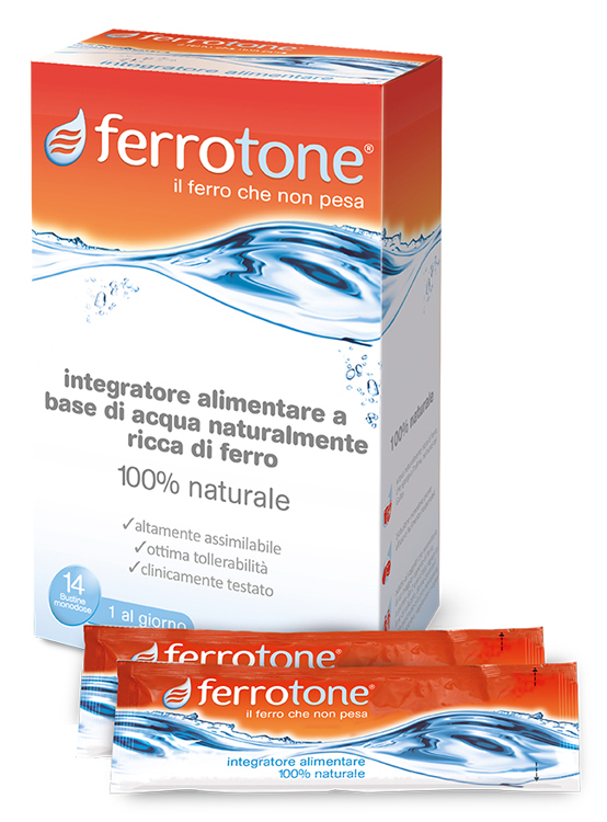 FERROTONE 14 BUSTINE 20 MG - Farmacia Mortise