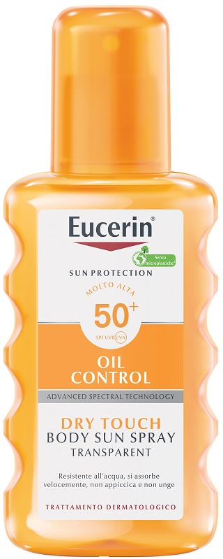 EUCERIN SUN SPRAY TRANSPARENT SPF50 200 ML - Farmacia Mortise