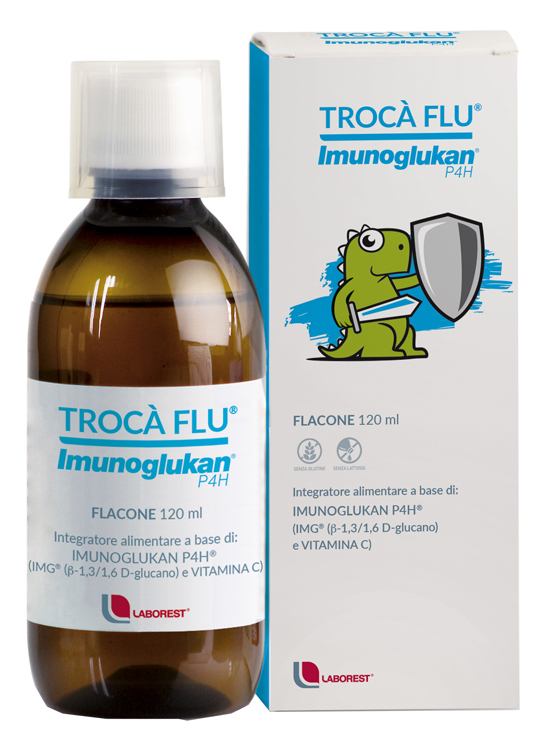 TROCA' FLU' IMUNOGLUKAN FLACONE 120 ML - Farmacia Mortise