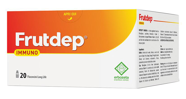 FRUTDEP IMMUNO 20 FLACONCINI 10 ML - Farmacia Mortise
