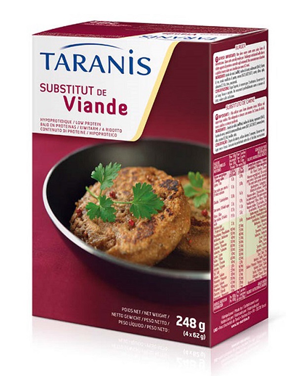 TARANIS BURGER SOSTITUTO CARNE 4 X 62 G - Farmacia Mortise