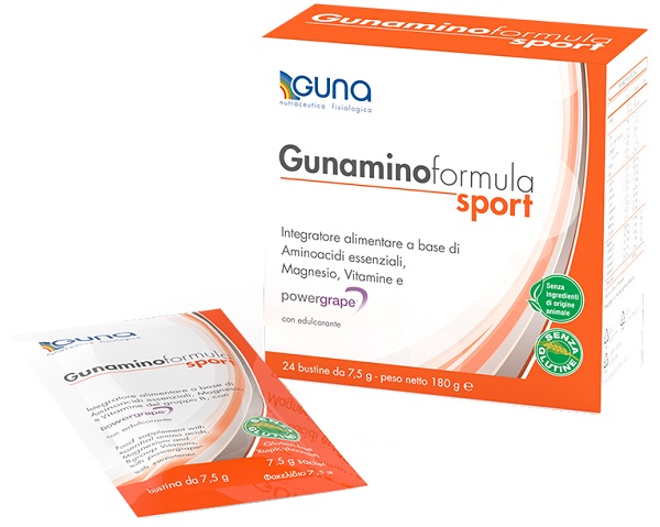 GUNAMINOFORMULA SPORT 24 BUSTE 180 G - Farmacia Mortise