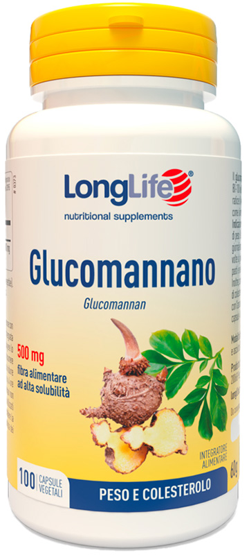 LONGLIFE GLUCOMANNANO 100 CAPSULE VEGETALI - Farmacia Mortise