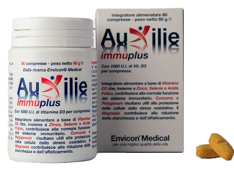 AUXILIE IMMUPLUS DEGLUTIBILE 30 COMPRESSE - Farmacia Mortise