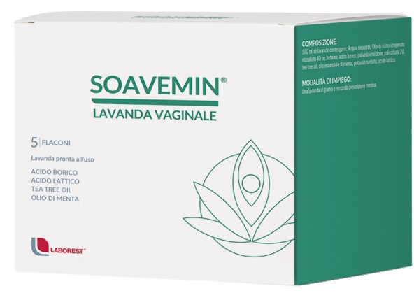 SOAVEMIN LAVANDA VAGINALE 5 FLACONI 100 ML - Farmacia Mortise