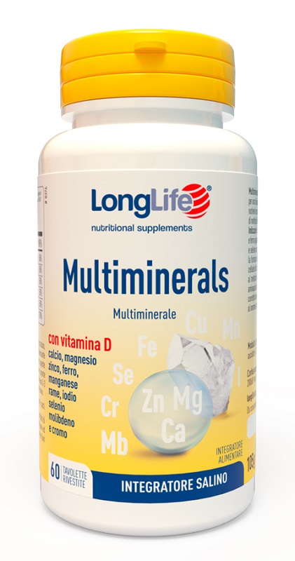 LONGLIFE MULTIMINERALS 60 TAVOLETTE RIVESTITE - Farmacia Mortise
