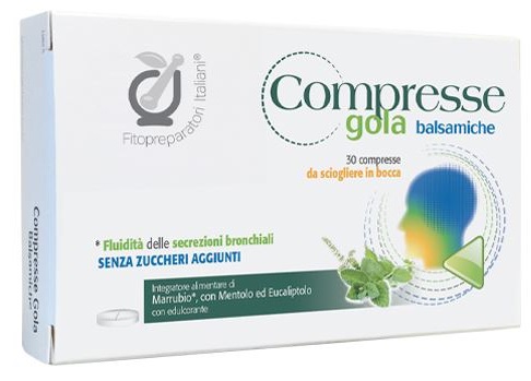 FITOPREPARATORI ITALIANI COMPRESSE BALSAMICHE GOLA 30 COMPRESSE - Farmacia Mortise