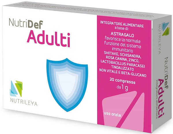 NUTRIDEF ADULTI 20 COMPRESSE - Farmacia Mortise