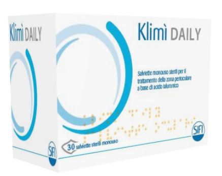 KLIMI' DAILY 30 SALVIETTINE DETERGENTI MONOUSO STERILI PER L'IGIENE OCULARE - Farmacia Mortise