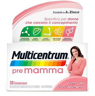 MULTICENTRUM PRE MAMMA 30 COMPRESSE - Farmacia Mortise