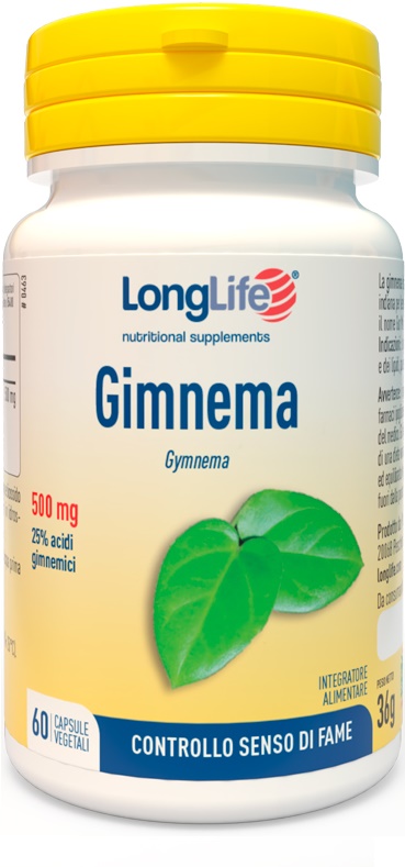 LONGLIFE GIMNEMA 60 CAPSULE VEGETALI - Farmacia Mortise