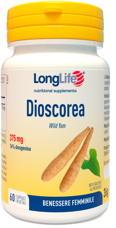 LONGLIFE DIOSCOREA 60 CAPSULE - Farmacia Mortise