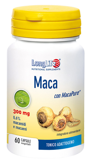 LONGLIFE MACA 60 CAPSULE VEGETALI DA 550 MG - Farmacia Mortise